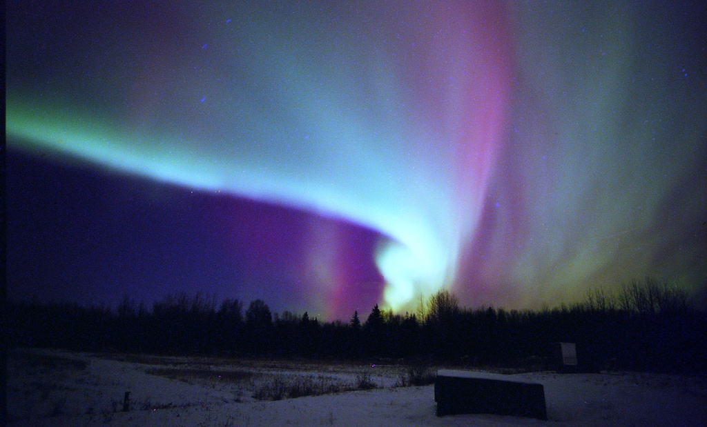 Retrospective continues: On this day ...... 11 years ago ....... Aurora Borealis, Fort McMurray, Alberta, Canada by lbmcshutter
