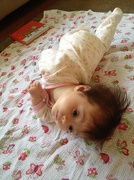 18th Dec 2012 - Adalyn rolled over for the first time today!