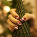 Christmas nails :) by lily