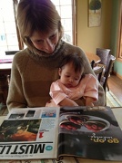 20th Dec 2012 - Reading a magazine 