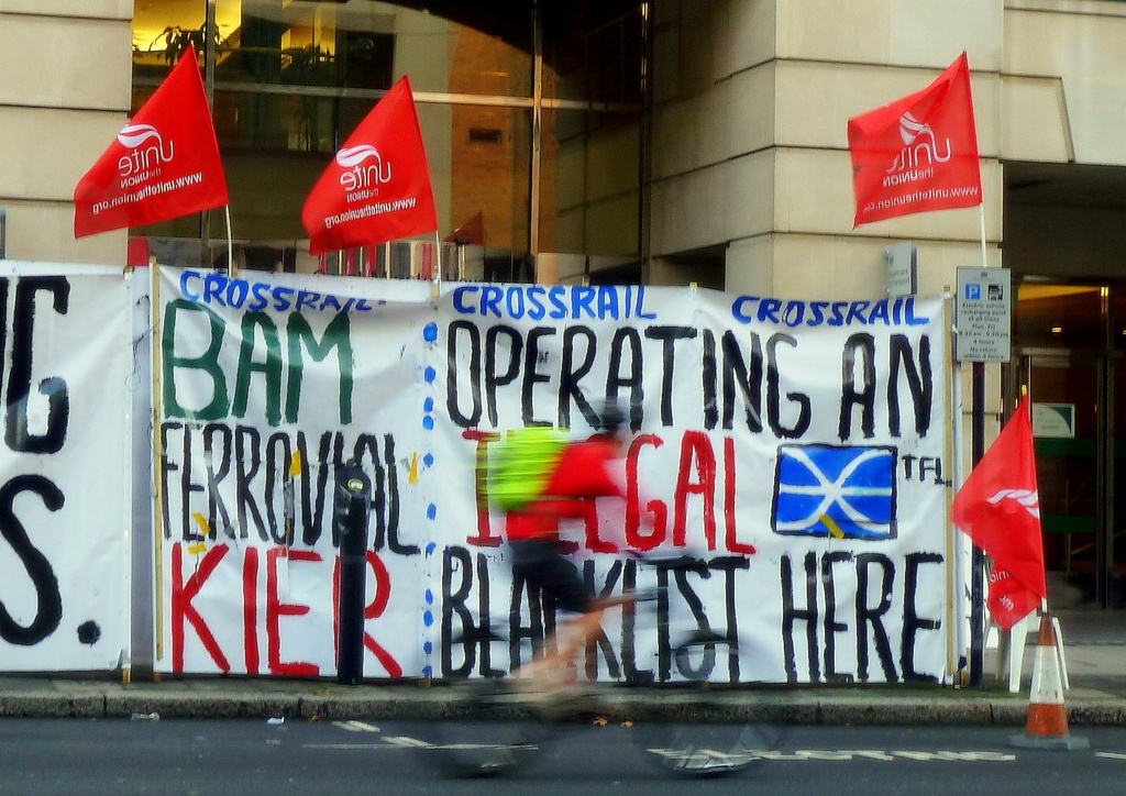 Crossrail protest by boxplayer