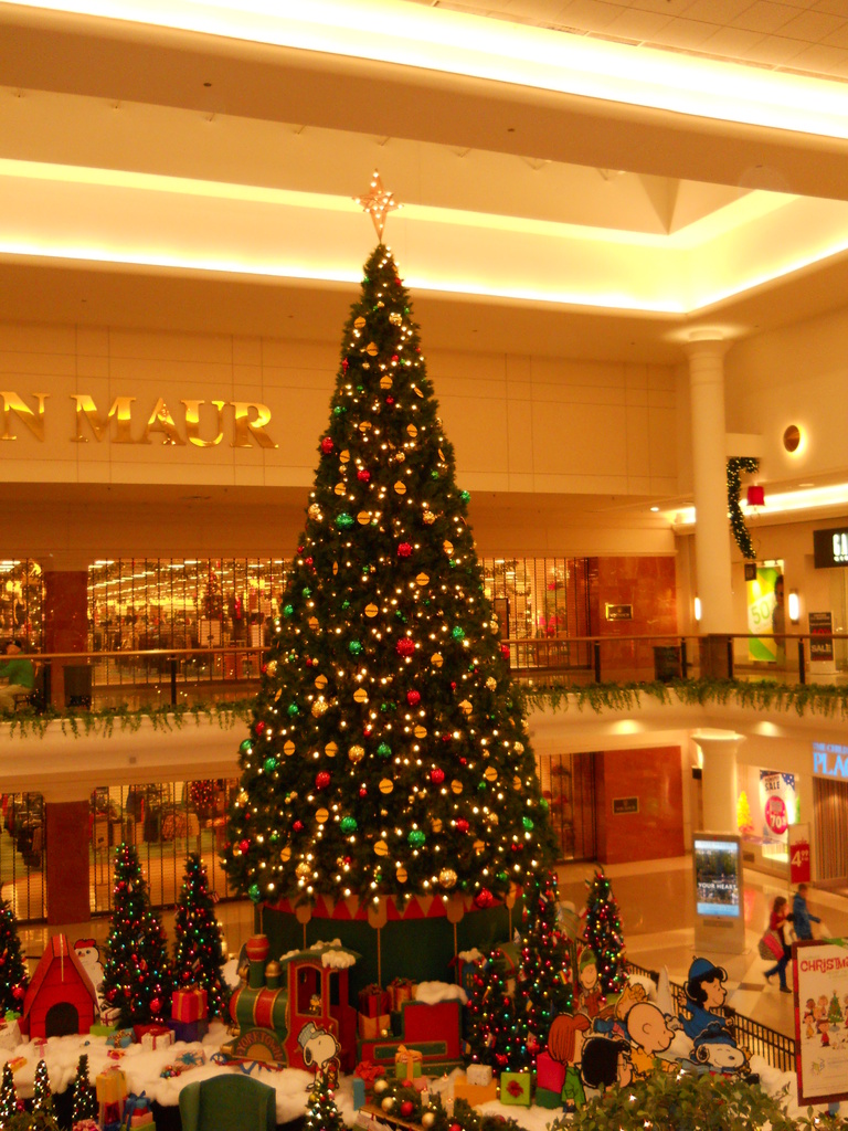 A Peanuts Christmas at the mall by kchuk