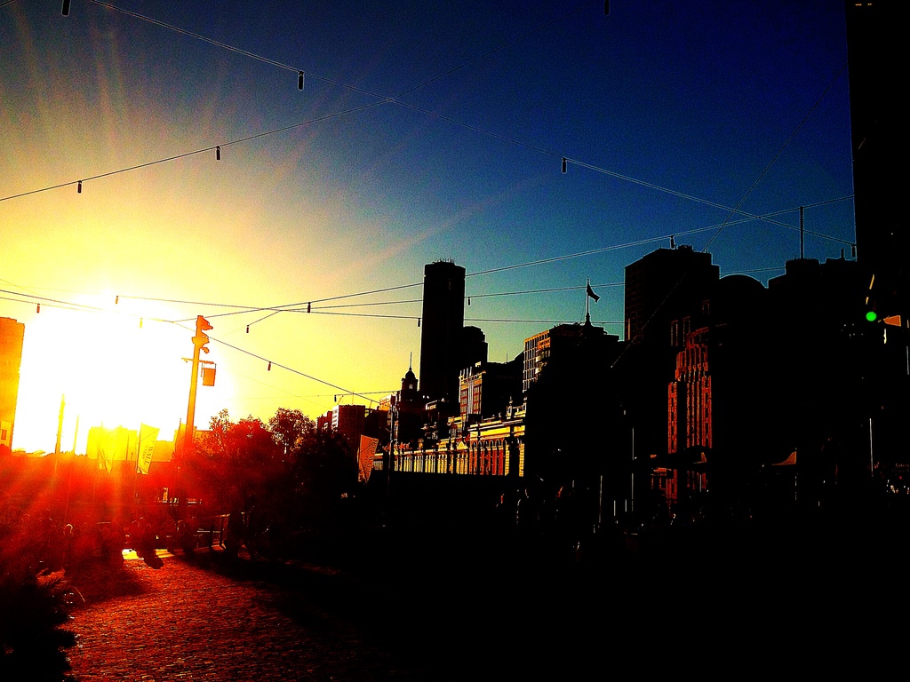 Sunset in Melbourne by cocobella