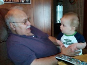 22nd Jul 2010 - Brady & Grandpa Lee