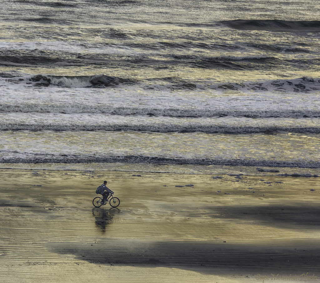 Riding Into the Sea by jgpittenger