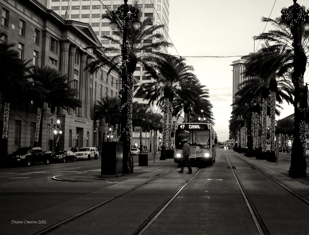 Dusk on Canal Street, New Orleans by eudora