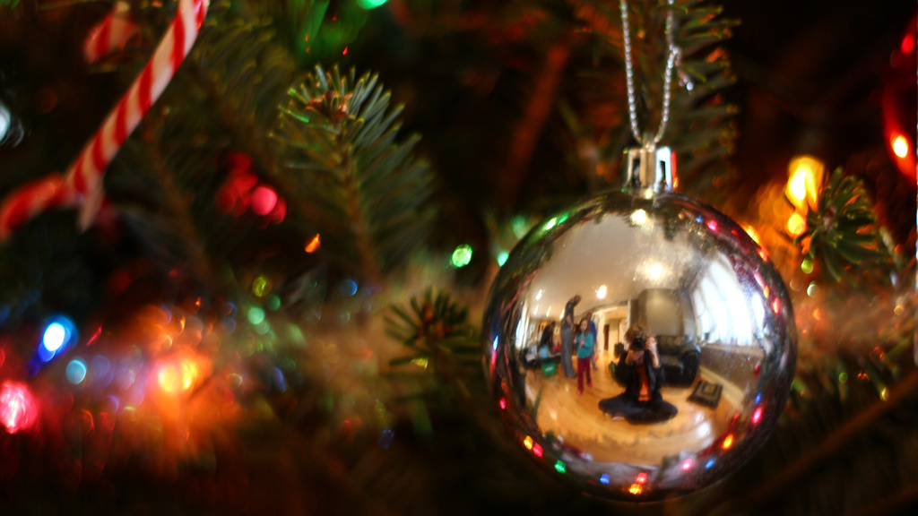 The obligatory "reflection in Christmas ornament" shot... by northy