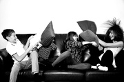 28th Dec 2012 - Pillow Fight between cousins