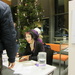 Sofi Oksanen signing books by annelis