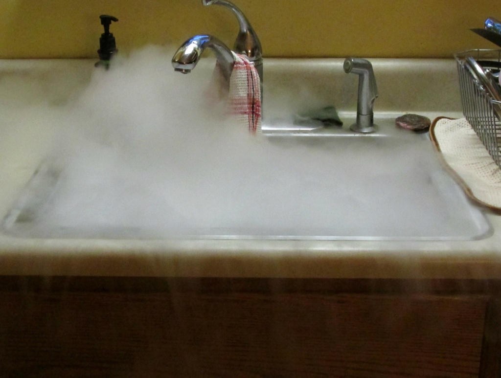 There's fog in my sink by mittens
