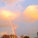 rainbow at sunset by quietpurplehaze