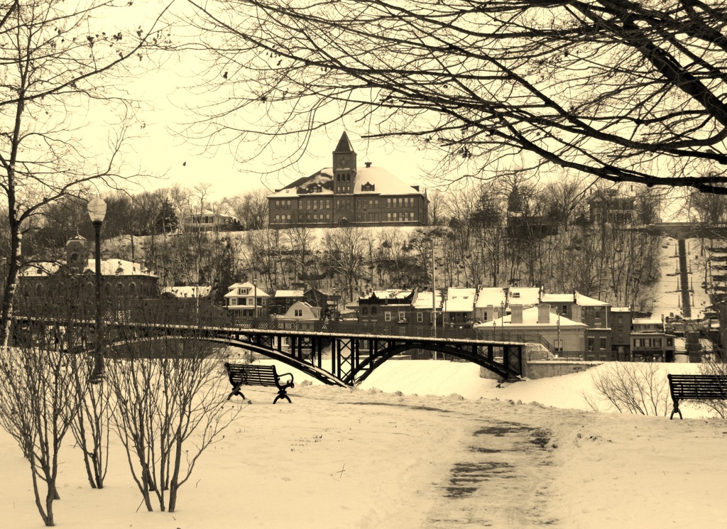 Old Galena High - Winter by juletee