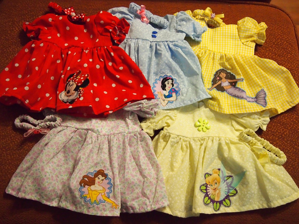 Dolly dresses completed today by bizziebeeme