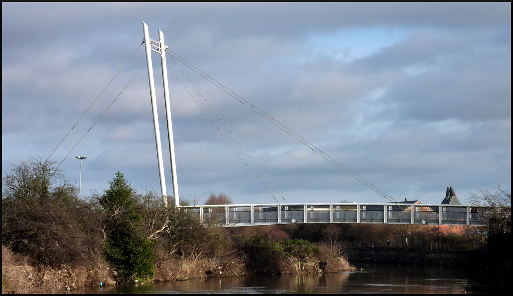 Fancy Modern Footbridge  by phil_howcroft