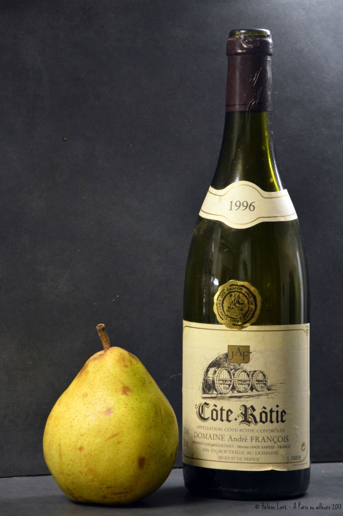 Pear and wine by parisouailleurs