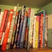 Kitchen bookshelf by bizziebeeme