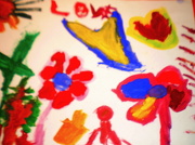 6th Jan 2013 - Painting by Lana age 4.