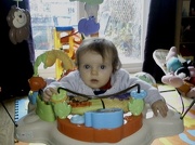 29th Dec 2012 - Ellie in her bouncer