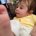 Adalyn trying to kick the camera  by mdoelger
