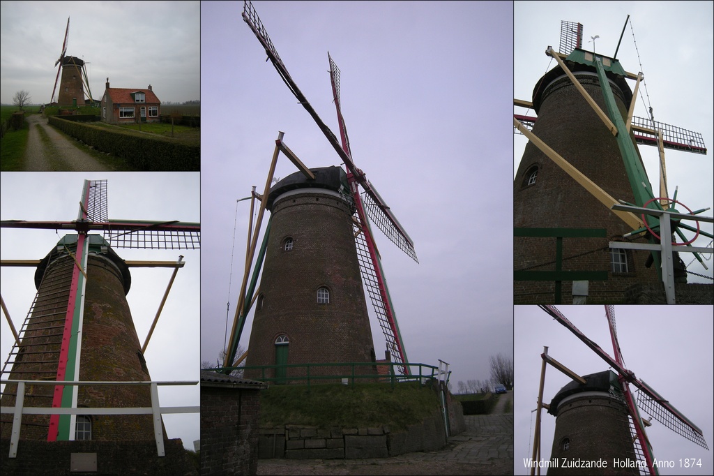 The windmill of  Zuidzande by pyrrhula