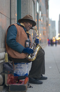 12th Jan 2013 - Street Musician on Michigan Avenue