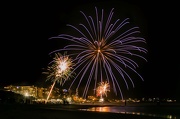 1st Jan 2013 - the fireworks from the beach