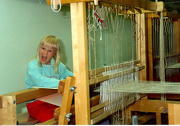 2nd Jan 2013 - My daughter at the loom (in 1991)
