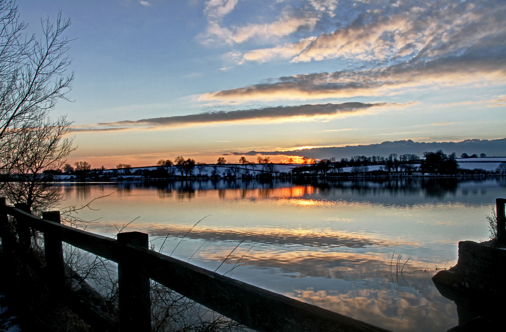 evening at Boddington reservoir II by jantan
