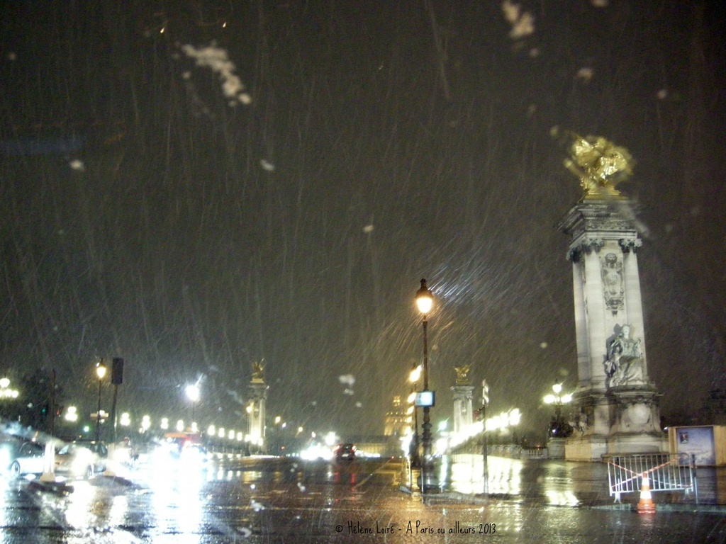 Snowy car ride  by parisouailleurs