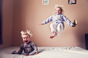 15th Jan 2013 - Two little monkeys jumping on the bed