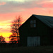 Day 365 - Quilt Barn at Sunset  by cindymc