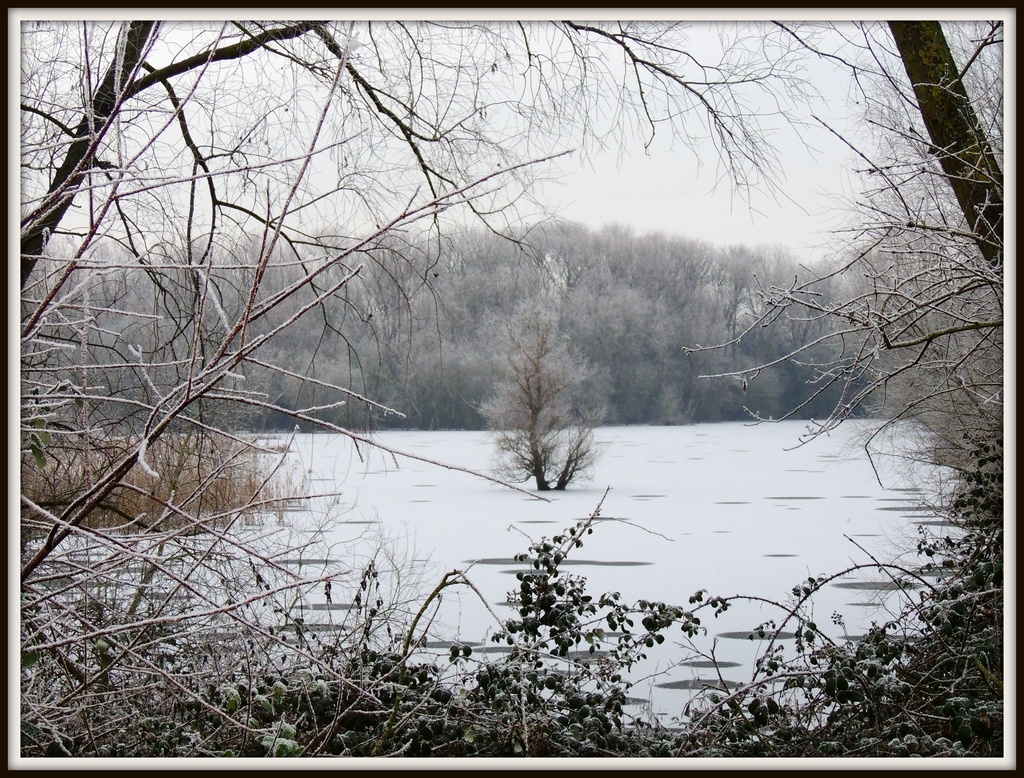 Frozen Lake by rosiekind