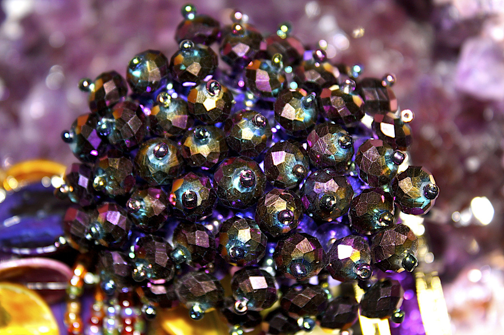 Purple beads by nicolaeastwood