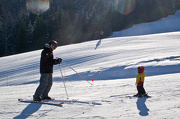 19th Jan 2013 - Ski lessons from Dad