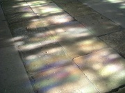 21st Jan 2013 - retrospective 'rainbow' - light on the chapel flagstones, Château d'Angers