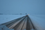 19th Jan 2013 - Snowy road at 8.15 AM