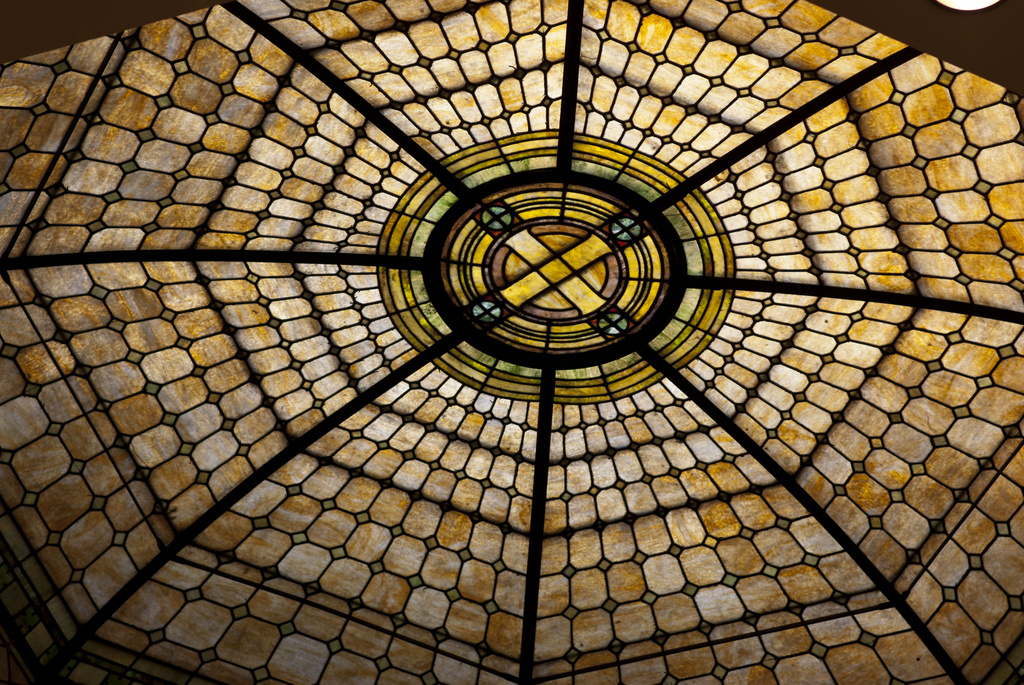 Stained glass church ceiling by ggshearron