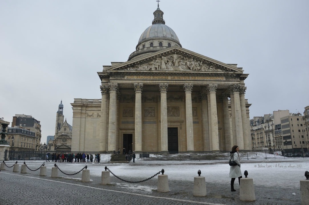Snowy Pantheon by parisouailleurs