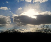 24th Jan 2013 - Sun and clouds