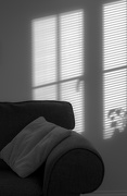 25th Jan 2013 - window blind in black and white