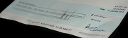 24th Jan 2013 - Massive cheque