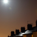 Moon over the rooftops by bmnorthernlight