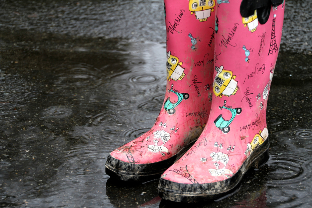 Rain boots by whiteswan