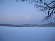 29th Jan 2013 - Sunrise, Moonset