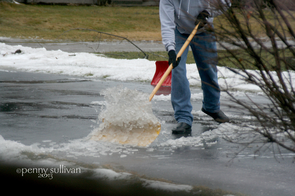 029_2013 Today, he shovels ice, tomorrow... by pennyrae