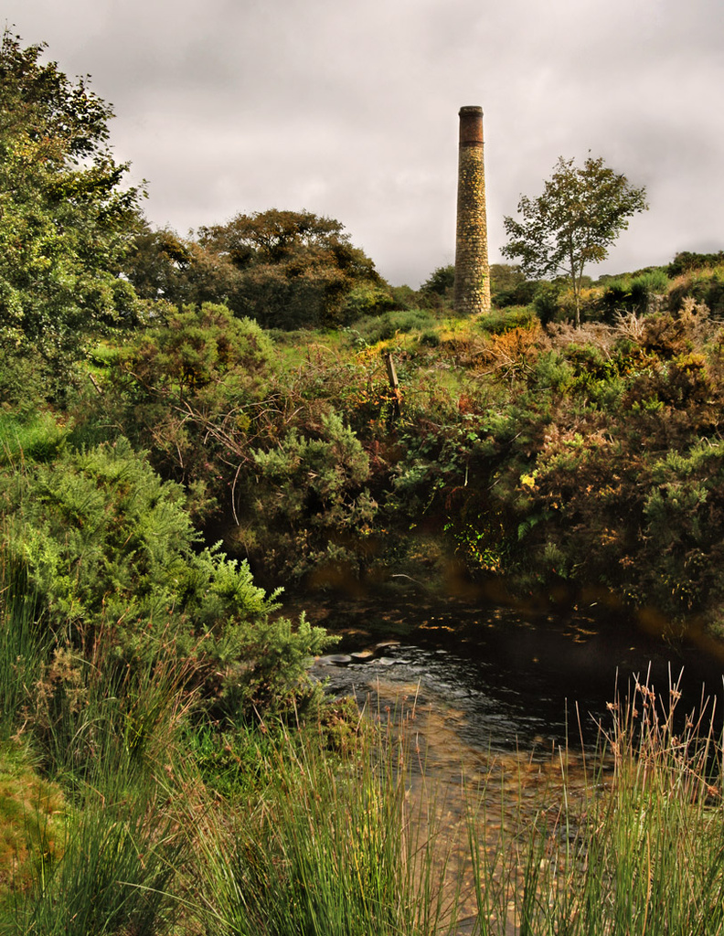 Lonely Bodmin Chimney by netkonnexion
