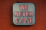 31st Jan 2013 - We Never Close