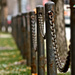 Chain and Post Fence by taffy