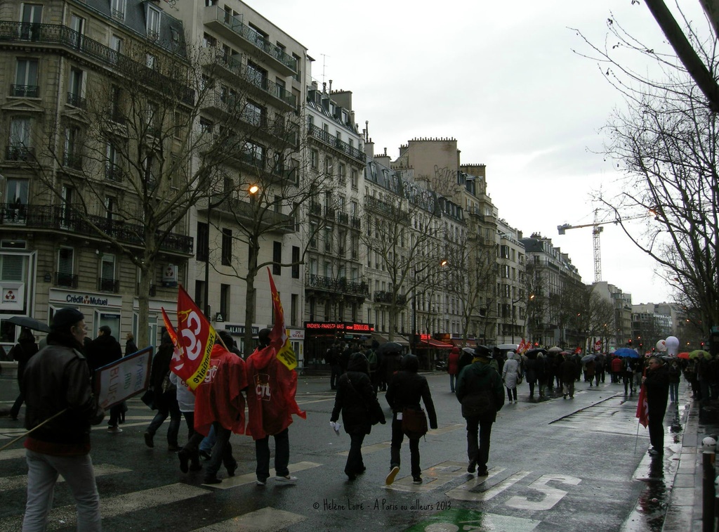 Strikes and demonstrations by parisouailleurs