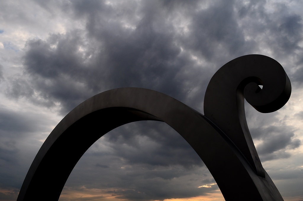 Arch and Clouds by andycoleborn